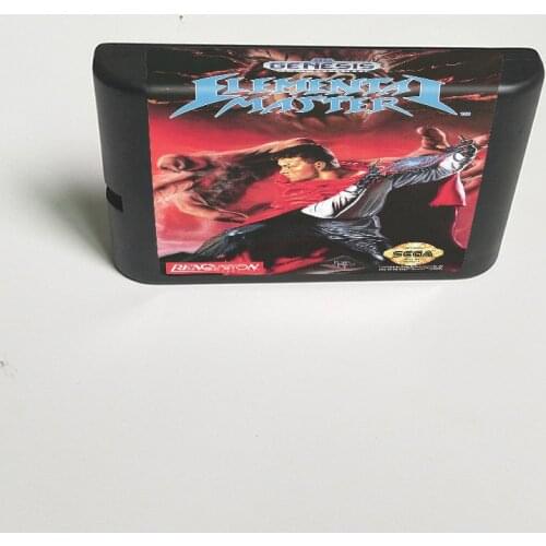 Elemental Master - 16 Bit MD Game Card for Sega Megadrive Genesis Video Game Console Cartridge