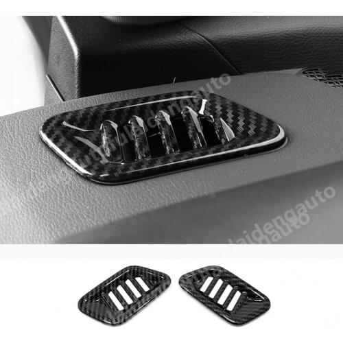 For Nissan Teana Altima 2019-2020 Carbon fiber ABS Matte Interior Upper Air Vent Outlet Frame Trim Car Accessories