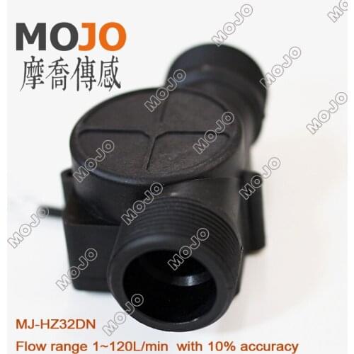 MJ-HZ32DN G1 1/4'' Inch Male Thread Nylon&Glass Flow Sensor Use For House Appliance 5pcs/lot