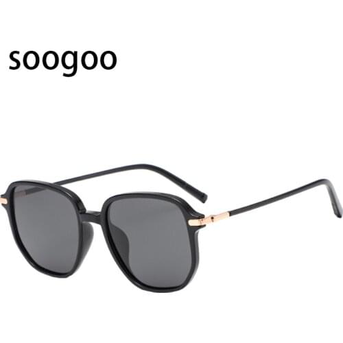 Fashion Ultralight Polarized Sunglasses Women 2021 Trend Vintage Large Frame Square Sun Glasses Men UV 400