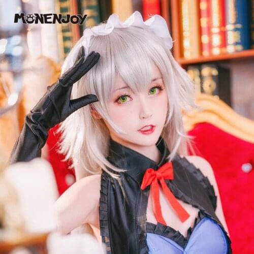 Monenjoy Fate Grand Order Jeanne d'Arc Alter Cosplay Wig Dragon Witch Vengeance Jalter FGO Cos Hair
