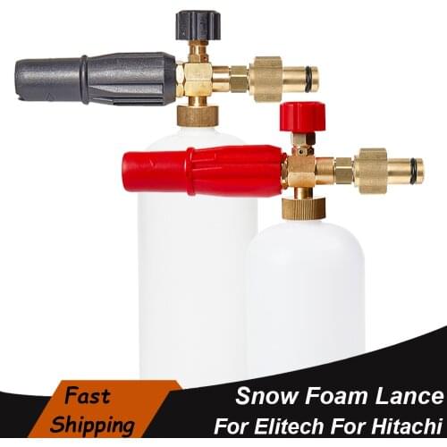 Car Washer Snow Foam Lance Spray Gun For Elitech For Texas For Hitachi High Pressure Washer Foam Generator Car Cleaning
