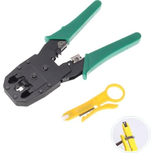 Professional Network Lan rj45 rj11 with Wire Cable Crimper Crimp PC Network Hand Tools Herramientas