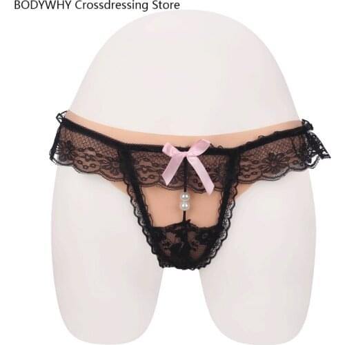 Silicone Fake Vaginal Pants Briefs Fake Girl Crossdresser Fake Vagina Panties Transgender Can Be Inserted Into CD Body Shaper