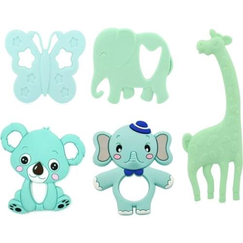 Silicone Animal Teether Baby Teething Toy Food Grade Silicone Chew Nursing Gift BPA Free