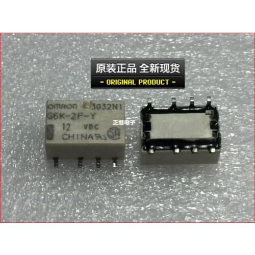 SMD relay G6K-2F-Y 12VDC 8 feet 2 open 2 closed
