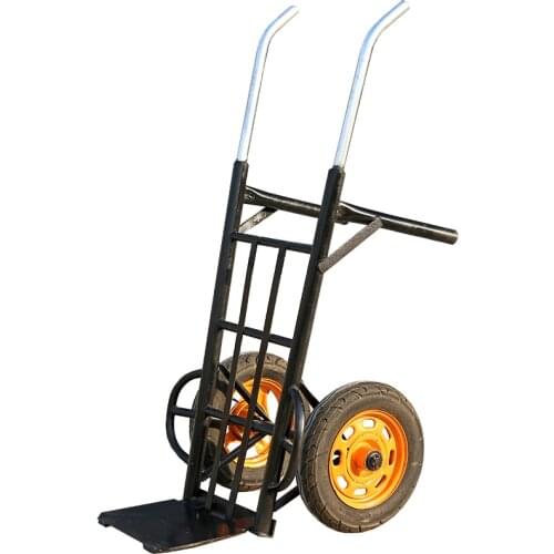 Thickening Bold Car Two-wheeler Trolley Handling Car Heavyweight Pushing Cargo Transporter Small Trailer Pulling Truck