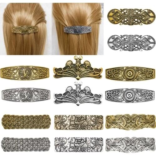Vintage Hair Jewelry Hairpins Tree of Life Irish Knot Hair Clip Women Hair Styling Headdress Nordic Mythology Barrettes Gift