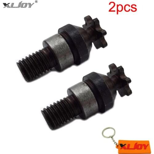 XLJOY 2pcs 25H 7T Tooth Front Sprocket Clutch Pinion Drum Gear Box For 2 stroke 47cc 49cc Pocket Bike Minimoto Mini ATV Quad