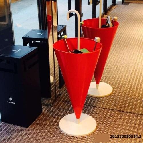 Iron Umbrella Holder Doorway Storage Basket Umbrella Stand Hotel Restaurant Decor Storage Shelf