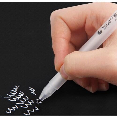 1pcs Gelly Roll Classic Highlight Pen Gel Ink Pens Bright White Pen Highlight Markers Color Highlighting