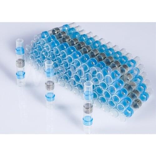 10/50PCS Heat Shrink Solder Seal Sleeve Terminal Electrical Wire Connector Butt Connector Waterproof And Insulation Terminals