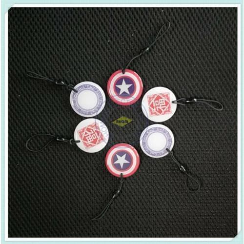 2pcs 125Khz RFID Writable Epoxy Hang Tag T5577 5200 Rewritable ID Card