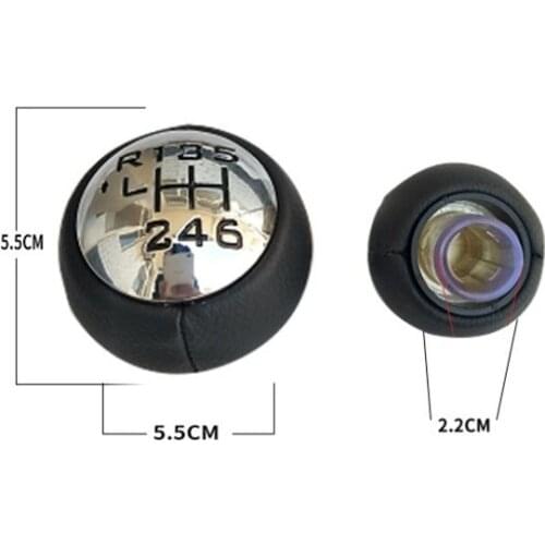 6 Speed Car Gear Stick Shift Knob For Peugeot 307 308 3008 407 5008 807 PARTNER B9 TEPEE For Citroen C3 C4 C8 Picasso