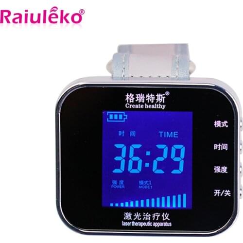 650nm Household Laser Physiotherapy Wrist Diode LLLT For Hypertension Diabetes Treatment Diabetic Watch Laser Sinusitis Therapy