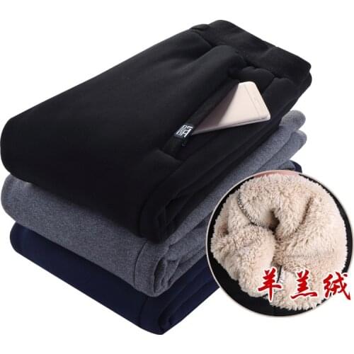 8XL Winter Men Sweatpant Thick Fleece Loose Warm Sport Pant Running Jogger Fitness Gym Workout Casual Pant Sportswear Plus Size