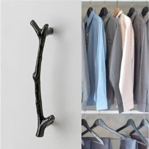 American Design Black Furniture Handle 96mm Forest Drawer Knob 64mm Fashion Handle ICEBOX Door Pull Matte