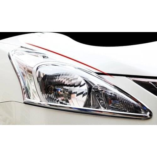 Free shipping! Higher star 2pcs Front HeadLamp Cover/Head light cover/headlight trim For NISSAN TIIDA