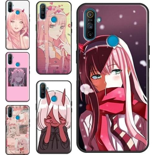 Anime Zero Two Case For OnePlus 8 Pro 9 Pro Nord 7T 8T 9R Cover For Realme C21 C15 C11 C3 GT Q3 6 7 8 Pro