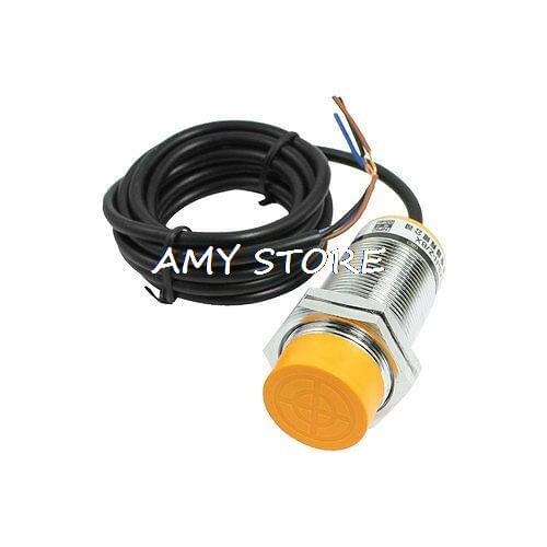 DC6-36V 300mA 0-20mm Cylindrical Capacitive Proximity Sensor Switch Detector NPN