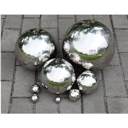 1 pcs 200mm Stainless steel hollow decoration ball metal ball furnishings home & garden Decoration stanless steel garden sphere