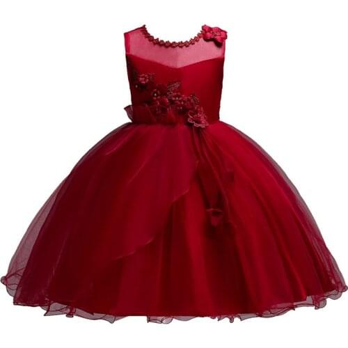 Childrens dress summer new female princess big boy pettiskirt dress girl net yarn flower girl dress skirt