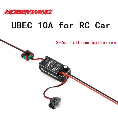 HOBBYWING UBEC 10A Adjustable Voltage BEC for Traxxas Xmaxx Slash ARRMA ZD Racing EX07 1/7 1/8 1/6 1/10 rc Car