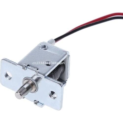 DC 12V 0.5A Mini Electric Magnetic Cabinet Bolt Push-Pull Lock Release Assembly Solenoid Access Control Dropship