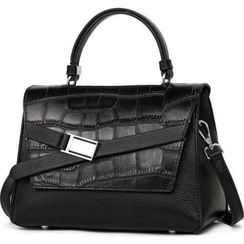 SUWERER New Genuine Leather Bags Real Cowhide Leather luxury handbags women bags designer women famous brand Female shoulder bag