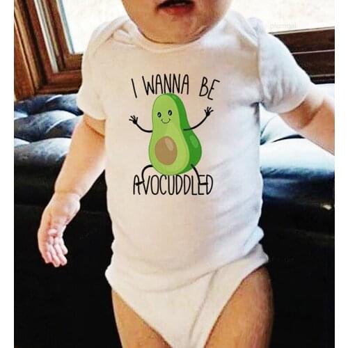 Baby Boy Clothes Clothing for Babies Baby Girl Winter Clothes Avocado Printing Girl Romper for Toddler Jumpsuit for Newborn