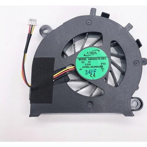 ADDA AB6305HX-EB3 12V 0.5A CPU Cooling Fan FOR TOSHIBA Satellite E305 E300 e300 E305-S1990X laptop cpu cooling fan