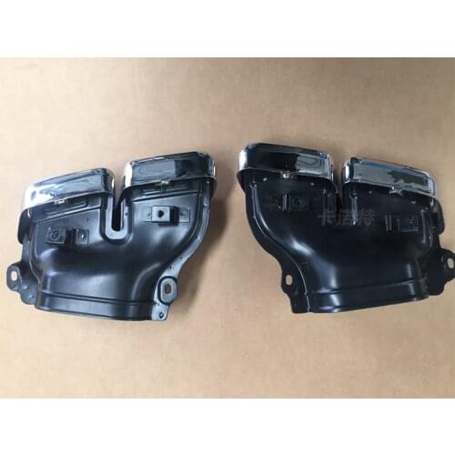 Suitable for Q7 06-20 Sq7 Small Bar Lip Four Outlet Square Mouth Tail Throat Audi Modified Parts and