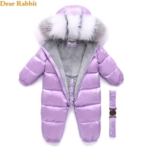 New -30 degree Russian winter children Clothing down jacket boys outerwear coats thicken Waterproof snowsuits baby girl clothes