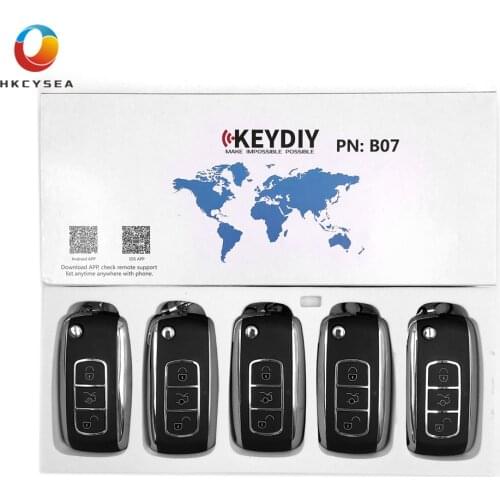 HKCYSEA 5/10/15PCS B07 3 Buttons B Series KD Remote Key for KD900 URG200 KD-X2 MINI KD Key Generator