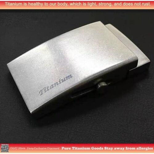 Stone washing process Titanium automatic Belt Buckle 35 mm / 38 mm