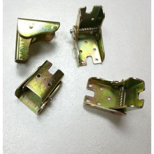 Pastoral sofa Legs Folded Back Support / fishing Stool / Folding Metal Parts 90 self-locking Hinge 4PCS