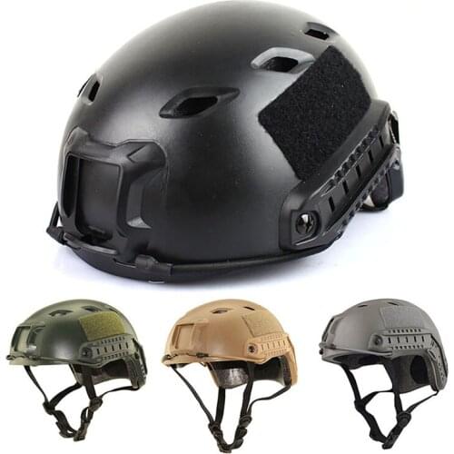 FAST BJ Style Helmet ABS Army Military Tactcal Helmet Outdoor Cycling Protective climbing Half-covered For Paintball Wargame