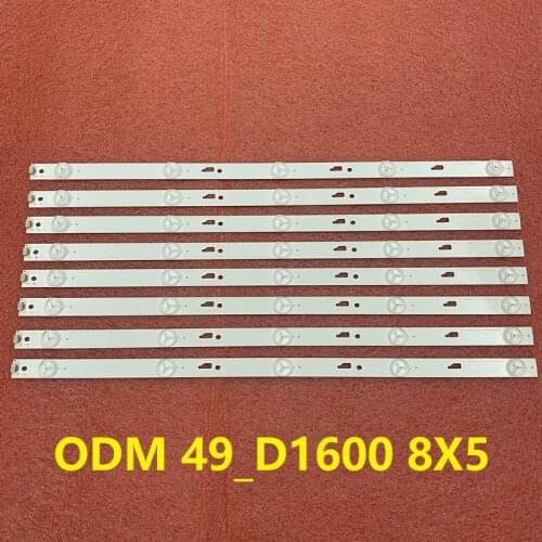 LED strip(8) for TCL 49D1600 ODM 49_D1600 LX20160826 49L510U18 49HR332M05A0 V3 V4 4C-LB490T-HR4 YH1 YH7 YHJ yh6 49E301 49U3600C