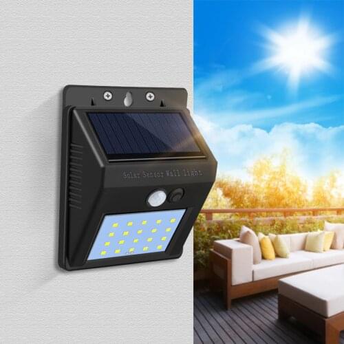 20-80 LED Solar Power Street Light Motion Sensor Lamp Waterproof Panel PIR Garden Decoration Lighting Outdoor Pathway Wall Lamp