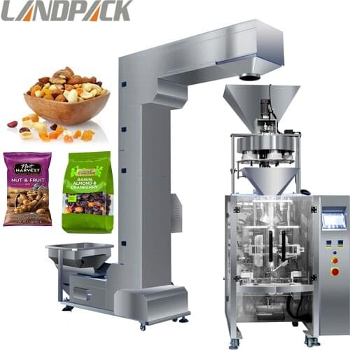LANDPACK 420 Vertical Grain Packing Machine for Raisin/Preserved fruit/Candied/Wax berry etc