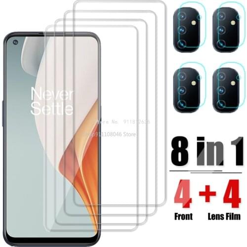 Protective Glass For Oneplus Nord N10 5G CE N100 Front And Camera Len Screen Tempered Glass For Oneplus N100 N200 Protector Film