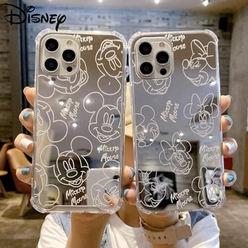 Disney Cartoon Mickey Minnie Mirror Phone Cover for IPhone11/11p/11pm/xsmax/se/7p Couple Phone Case zz0508-18