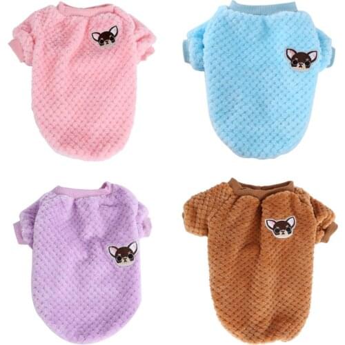 Winter Dog Coat Clothes Warm Velvet Puppy Outfit jaceket Pet Jumpsuit Clothing for Small Dogs cats Coat Hoodie ropa perro