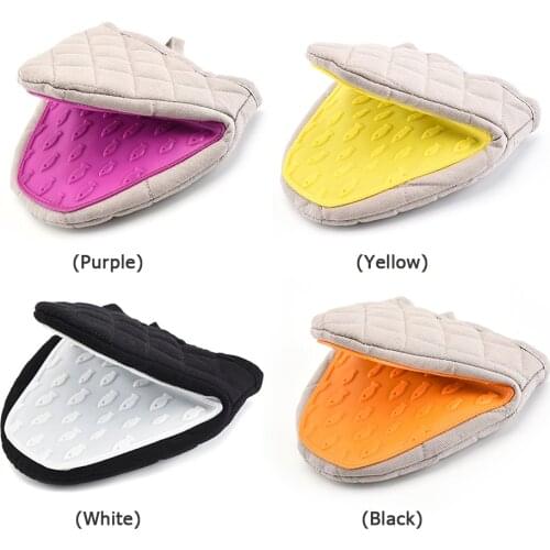 1PC Silicone Anti-scalding Oven Gloves Mitts Potholder Kitchen Silicone Gloves Tray Dish Bowl Holder Baking Insulation Hand Clip