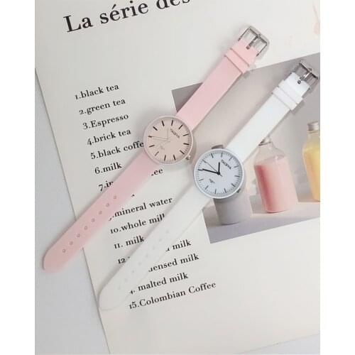 1 Pcs Silicone Simple Candy Color Jelly Watch Fashion Girl Watch Quartz Watch Girl Like Gift Best Choice Womens Watches