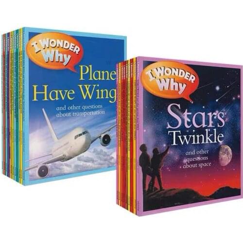 24 Books Wonder Why Childrens Encyclopedia Popular Science Readings English Childrens Books Libros Livres Books for Kids