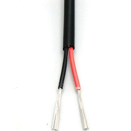 2464 Sheath Wire 2 Core 28,26,24,22,20,18,16AWG through Extruding Production PVC Signal Control Line with Tin-plated Copper 10m