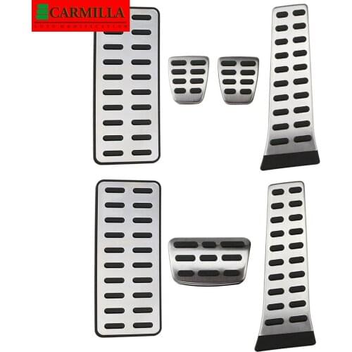 Carmilla Stainless Steel Car Pedals for Kia Sportage 3 SL 2010 2011 2012 2013 2014 2015 Gas Brake Dead Pedal Protection Cover