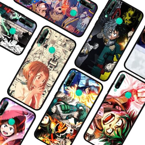 Boku no Hero Academia Case for Huawei P30 Lite P40 Pro P10 P20 P30 P40 Lite E P Smart Z 2021 TPU Soft Phone Cover