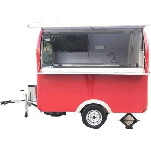 Cheap 2.2m long fast food cart Mobile food trailer mobile food cart fast food truck